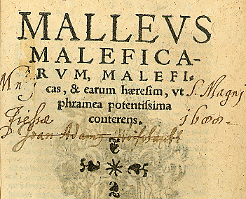 Capa original do livro Malleus Maleficarum